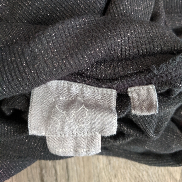 Vanessa Virginia Black Keyhole Sweater Tunic Small - Picture 4 of 6